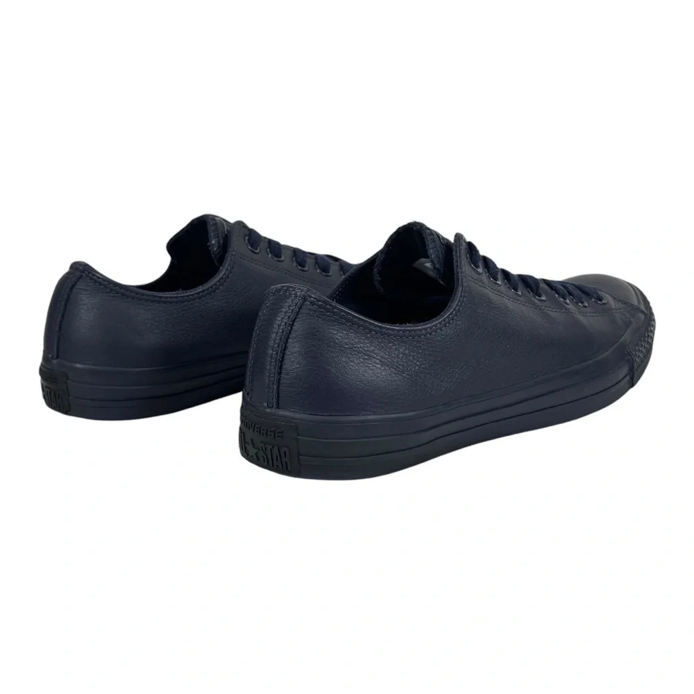 Converse Unisex Men 9.5 | Women 11.5 Chuck‎ Taylor Blue Leather Lo-Top Sneakers